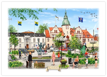 Tallriksunderlägg Karlshamn Vänster