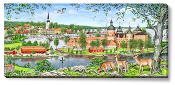 Canvas Mariefred 112 x 50 x 2,5 cm.