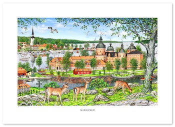 Poster Mariefred 70 x 50 cm