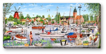 Canvas Strängnäs 64 x 29 x 2 cm.