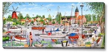 Canvas Strängnäs 112 x 50 x 2,5 cm.