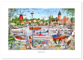 Poster Strängnäs 70 x 50 cm