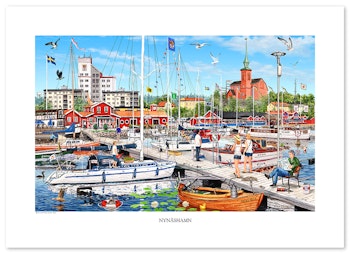 Poster Nynäshamn 70 x 50 cm