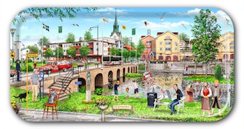 Bricka Värnamo 43 x 22 cm
