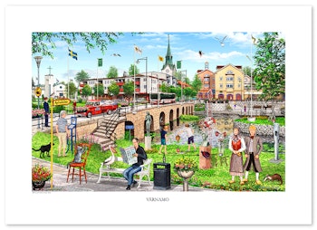 Poster Värnamo 70 x 50 cm