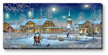 Canvas Torup vinter 64 x 29 x 2 cm.
