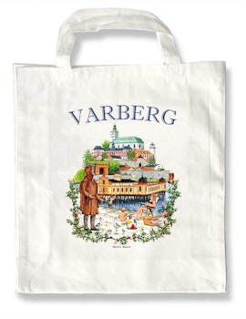 Tygkasse Varberg emblem 37,5 x 40 cm bälg