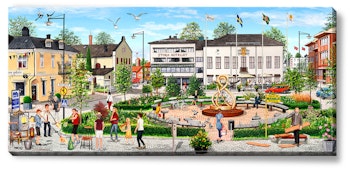 Canvas Nybro 112 x 50 x 2,5 cm.