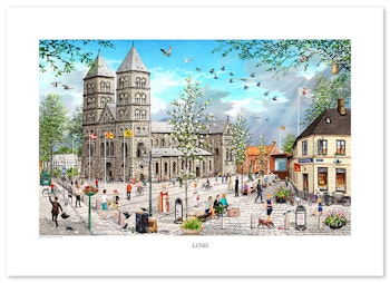Poster Lund Domkyrka 70 x 50 cm