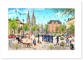 Poster Skara 70 x 50 cm