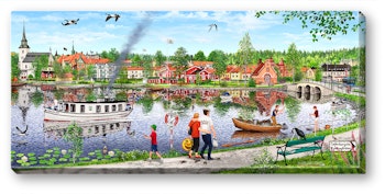 Canvas Lindesberg 64 x 29 x 2 cm.