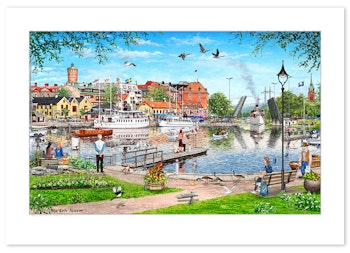 Poster Trollhättan 100 x 70 cm