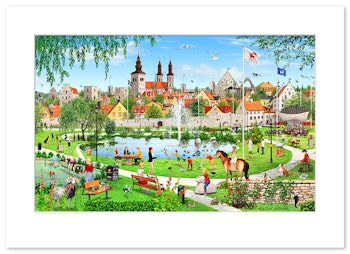 Poster Visby 70 x 50 cm