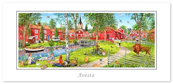 Vykort Avesta