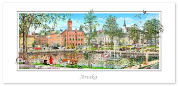 Vykort Arvika