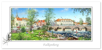 Vykort Falkenberg