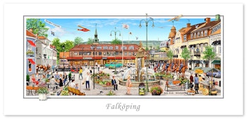 Vykort Falköping