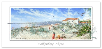 Vykort Falkenberg Skrea