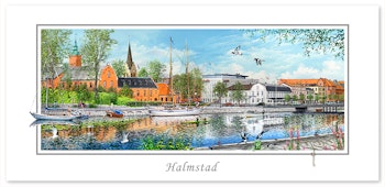 Vykort Halmstad Slottet