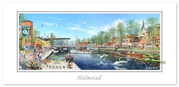 Vykort Halmstad Nissastrand