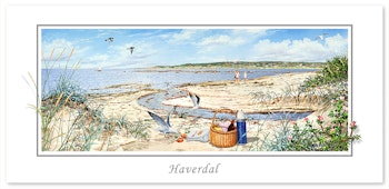 Vykort Haverdal
