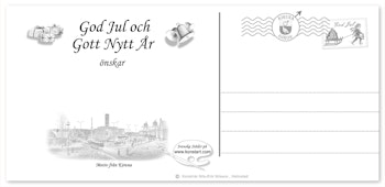 Vykort Kiruna julkort