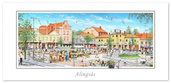 Vykort Alingsås