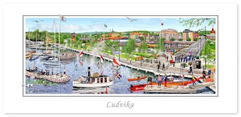 Vykort Ludvika
