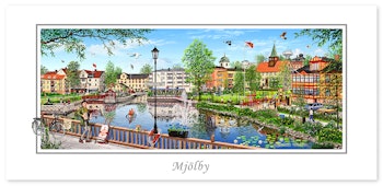Vykort Mjölby