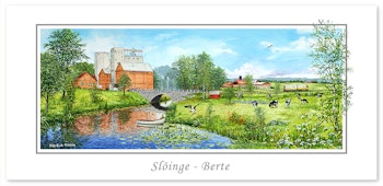 Vykort Falkenberg - Slöinge Berte
