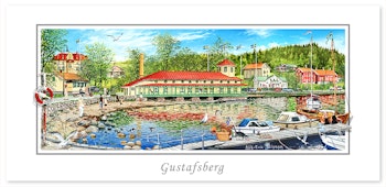 Vykort Uddevalla Gustafsberg