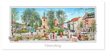 Vykort Vänersborg Plantaget