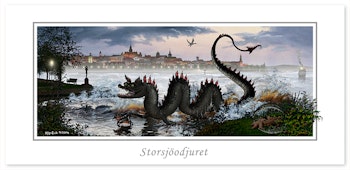 Vykort Östersund Storsjöodjuret