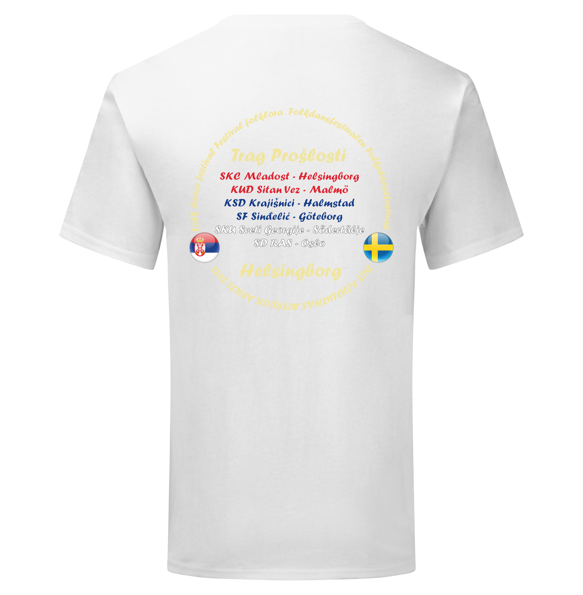 T-shirt Trag proslosti