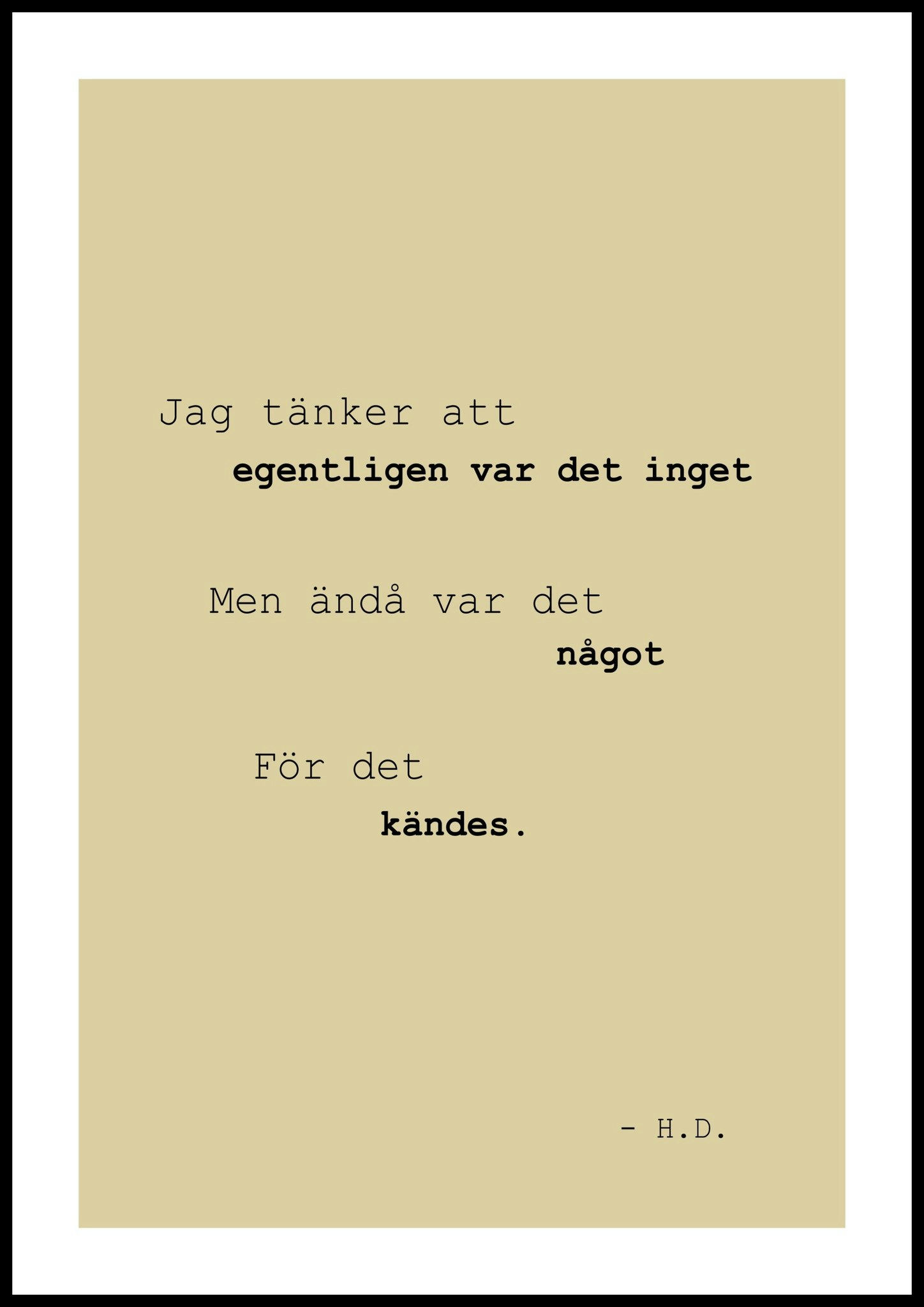 KÄNDES