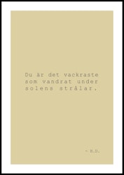 UNDER SOLENS STRÅLAR