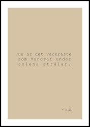 UNDER SOLENS STRÅLAR