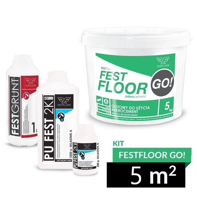 Kit 5 m2, Fest Floor GO!