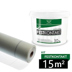 Kontakt primer och glasfiberväv (15 m2 Surface reinforcement set)