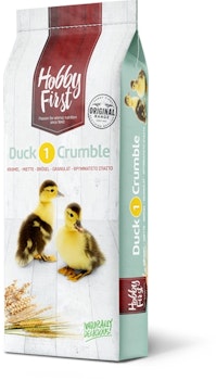 HOBBY FIRST, DUCK 1 CRUMBLE - ANKA STARTKROSS 20KG  (Beställningsvara)