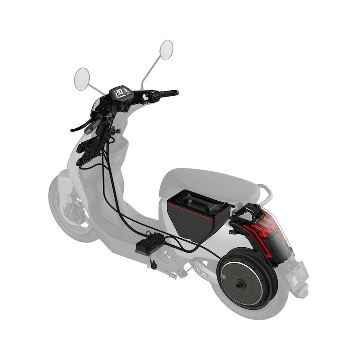 SUPER SOCO CUX elmoped Grå