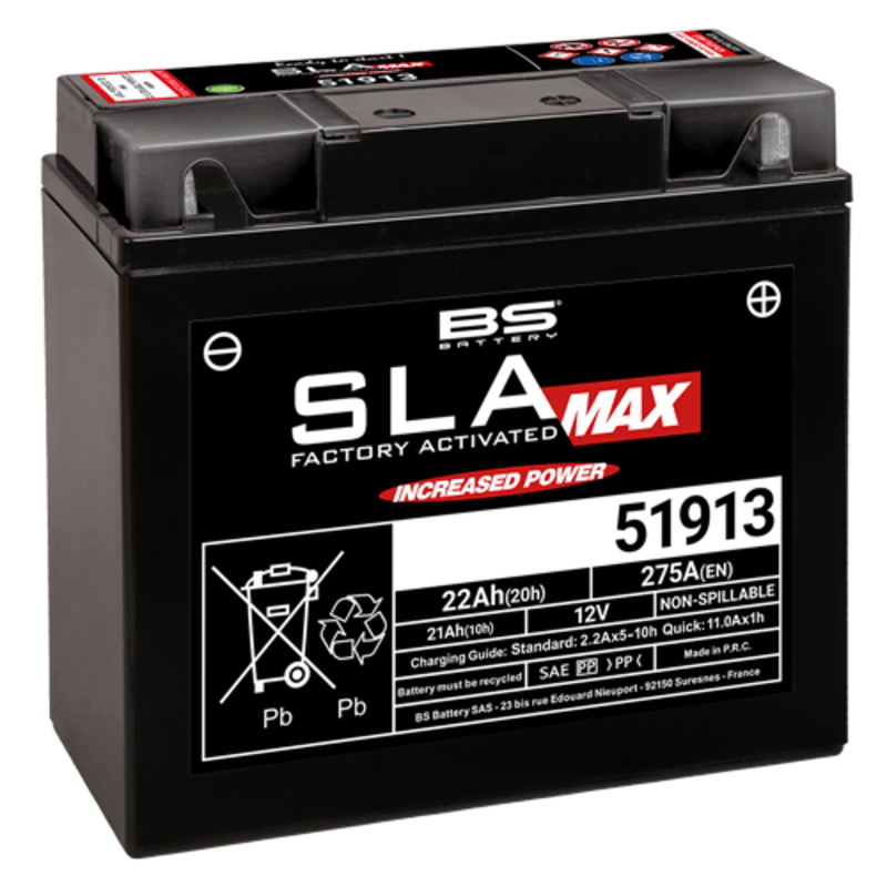 BS Batteri 51913 (FA) SLA MAX - Sealed & Activated