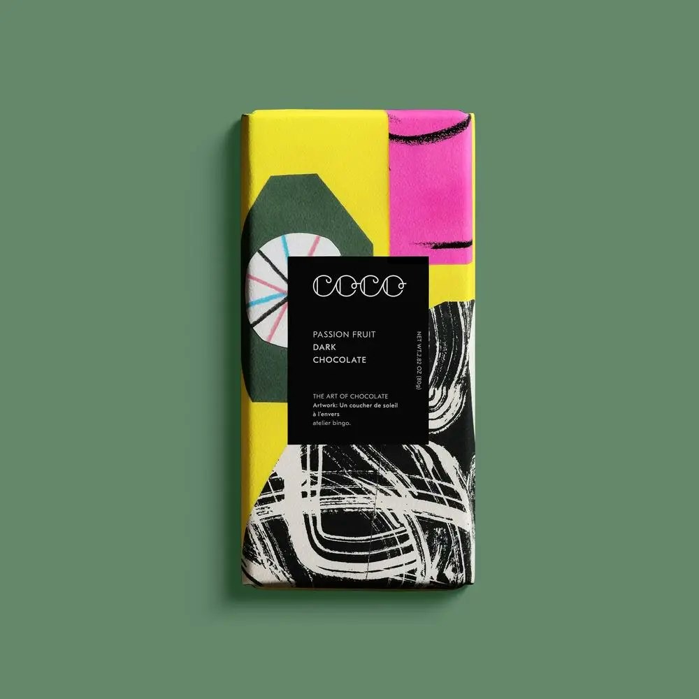 Coco Chocolatier- mörk choklad med passionsfrukt