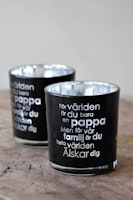 Ljuslykta Pappa - gåvobox - Majas lyktor - Barncancerfonden