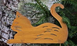 Skylt - Katten Simba - Rost - Lind Decoration