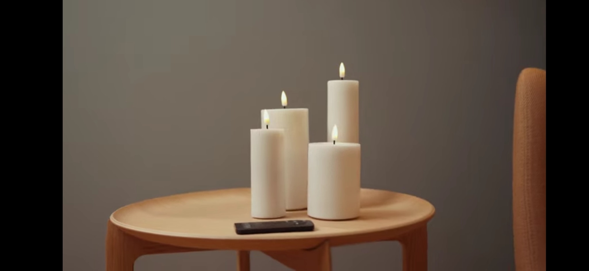 Vita led blockljus för inomhus