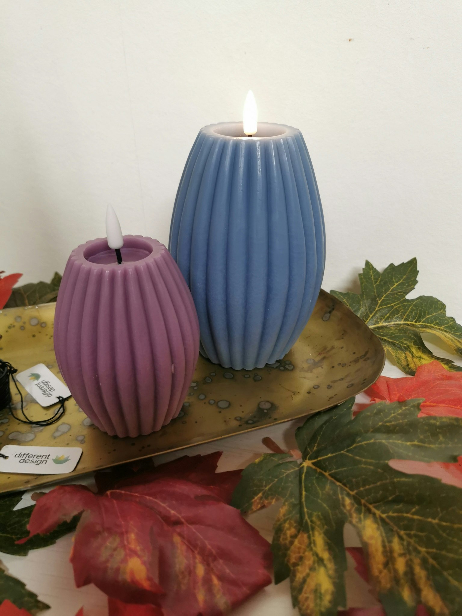 Lila Stripe led ljus