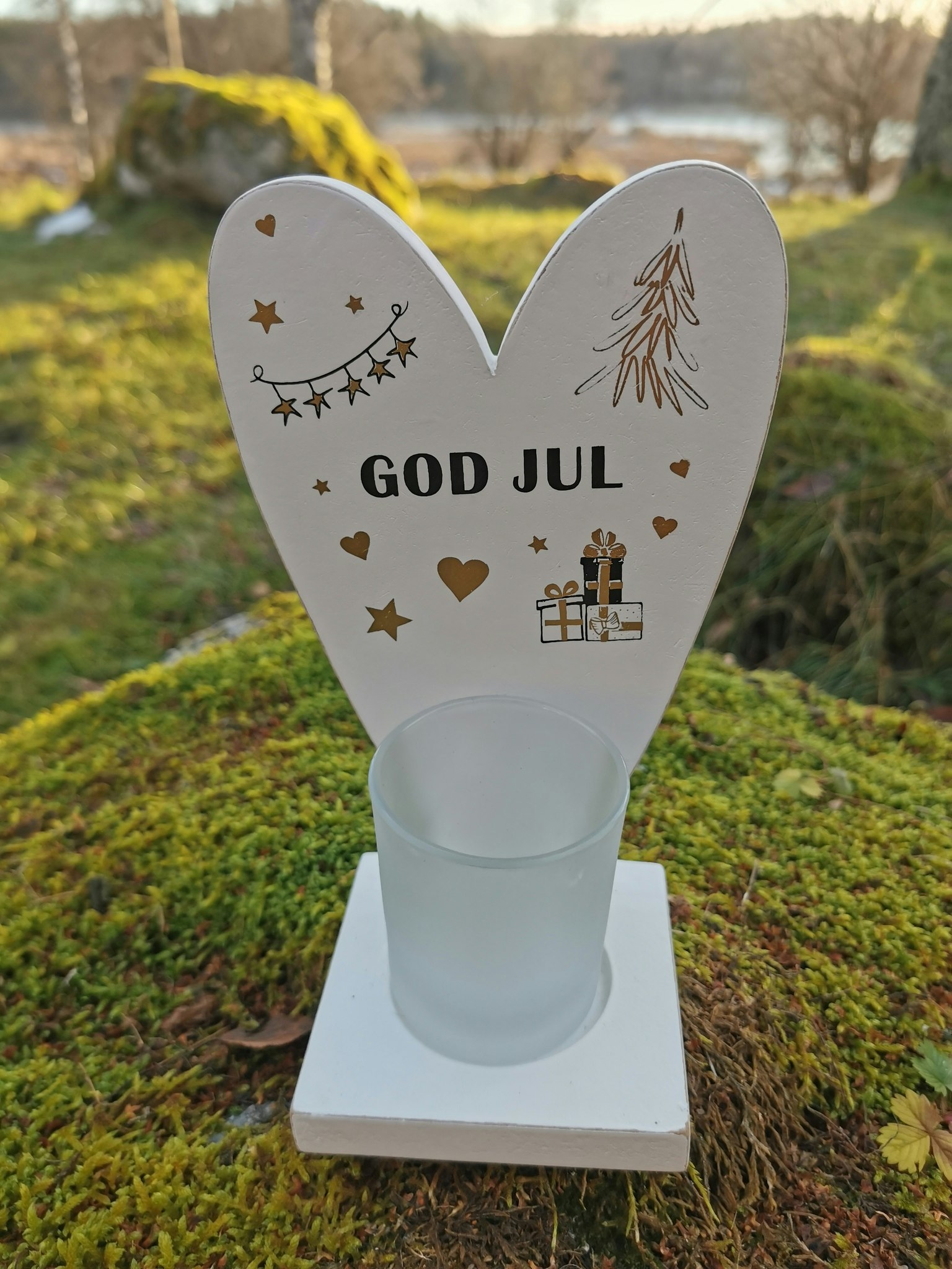 GOD JUL - Ljuslykta