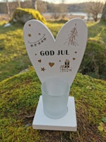 GOD JUL - Ljuslykta