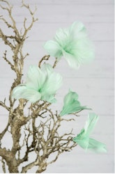 Fjäder blommor trådad
